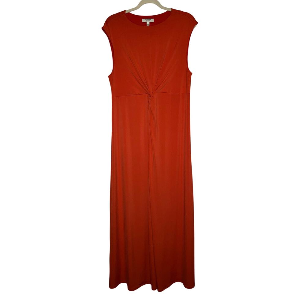 Old Navy Orange Dolman Twist Maxi Dress Size 1 (Large)